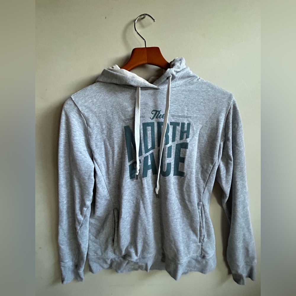 The North Face Light Gray Hoodie